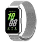 For Samsung Galaxy Fit 3 xDfind Milan Magnetic Stainless Steel Watch Band(Silver) - 1