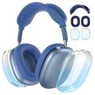 For Apple AirPods Max Headphones Gradient TPU Protective Case(Midnight Blue) - 1