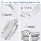 For Apple AirPods Max 3 in 1 Diamond Star Headphones Silicone Protective Case(Transparent) - 3