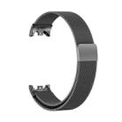 For Xiaomi Mi Band 8 / 8 NFC xDfind Milan Magnetic Stainless Steel Watch Band(Black) - 3
