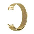 For Xiaomi Mi Band 8 / 8 NFC xDfind Milan Magnetic Stainless Steel Watch Band(Gold) - 2