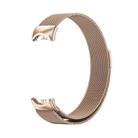 For Xiaomi Mi Band 8 / 8 NFC xDfind Milan Magnetic Stainless Steel Watch Band(Rose Gold) - 2