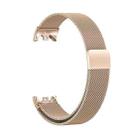 For Xiaomi Mi Band 8 / 8 NFC xDfind Milan Magnetic Stainless Steel Watch Band(Rose Gold) - 3