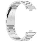For Redmi Band 3 / Xiaomi Smart Band 9 Active xDfind Three Beads Metal Watch Band(Silver) - 2