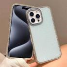 For iPhone 15 Pro Max Colorful Glitter TPU Hybrid IMD Full Coverage Phone Case(Blue) - 1