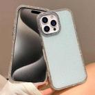 For iPhone 15 Pro Colorful Glitter TPU Hybrid IMD Full Coverage Phone Case(Blue) - 1