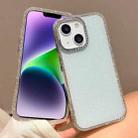 For iPhone 15 Plus / 14 Plus Colorful Glitter TPU Hybrid IMD Full Coverage Phone Case(Blue) - 1