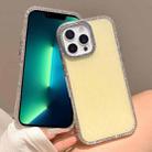 For iPhone 13 Pro Max Colorful Glitter TPU Hybrid IMD Full Coverage Phone Case(Gold) - 1