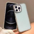 For iPhone 12 Pro Colorful Glitter TPU Hybrid IMD Full Coverage Phone Case(Blue) - 1