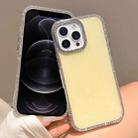 For iPhone 12 Pro Colorful Glitter TPU Hybrid IMD Full Coverage Phone Case(Gold) - 1