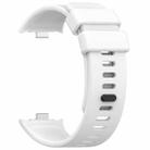 For Xiaomi Smart Band 9 Pro / 8 Pro xDfind Solid Color Silicone Sports Watch Band(White) - 2