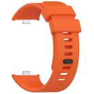 For Xiaomi Smart Band 9 Pro / 8 Pro xDfind Solid Color Silicone Sports Watch Band(Orange) - 2
