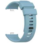 For Xiaomi Smart Band 9 Pro / 8 Pro xDfind Solid Color Silicone Sports Watch Band(Light Blue) - 2