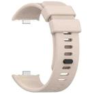 For Redmi Watch 5 / Watch 4 xDfind Solid Color Silicone Sports Watch Band(Starlight) - 2