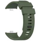 For Redmi Watch 5 / Watch 4 xDfind Solid Color Silicone Sports Watch Band(Dark Green) - 2
