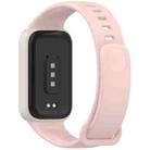For Redmi Band 2 / Xiaomi Smart Band 8 Active xDfind Soft Silicone Integrated Watch Band(Pink) - 2