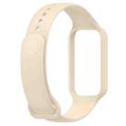 For Redmi Band 2 / Xiaomi Smart Band 8 Active xDfind Soft Silicone Integrated Watch Band(Dream White) - 3
