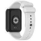 For Redmi Watch 5 / Redmi Watch 4 xDfind Solid Color Black Buckle Silicone Watch Band(Light Grey) - 2