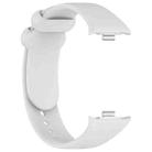 For Redmi Watch 5 / Redmi Watch 4 xDfind Solid Color Black Buckle Silicone Watch Band(Light Grey) - 3