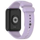 For Redmi Watch 5 / Redmi Watch 4 xDfind Solid Color Black Buckle Silicone Watch Band(Purple) - 2