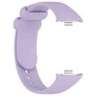 For Redmi Watch 5 / Redmi Watch 4 xDfind Solid Color Black Buckle Silicone Watch Band(Purple) - 3
