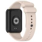For Xiaomi Smart Band 9 Pro / 8 Pro xDfind Solid Color Black Buckle Silicone Watch Band(Starlight Color) - 2