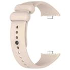 For Xiaomi Smart Band 9 Pro / 8 Pro xDfind Solid Color Black Buckle Silicone Watch Band(Starlight Color) - 3