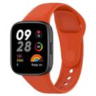 For Redmi Watch 3 Active / Redmi Watch 3 Lite xDfind Solid Color Silicone Watch Band(Orange) - 1