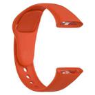 For Redmi Watch 3 Active / Redmi Watch 3 Lite xDfind Solid Color Silicone Watch Band(Orange) - 2