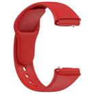 For Redmi Watch 3 Active / Watch 3 Lite xDfind Solid Color Silicone Watch Band(Red) - 2