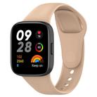 For Redmi Watch 3 Active / Watch 3 Lite xDfind Solid Color Silicone Watch Band(Pink) - 1