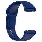For Redmi Watch 3 Active / Redmi Watch 3 Lite xDfind Solid Color Silicone Watch Band(Dark Blue) - 2