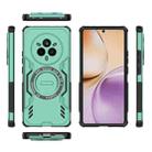 For Realme 14 Pro 5G Global Butterfly Armor MagSafe Magnetic Ring Shockproof Phone Case(Light Green) - 3
