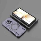 For Realme 14 Pro+ 5G Butterfly Armor MagSafe Magnetic Ring Shockproof Phone Case(Purple) - 2