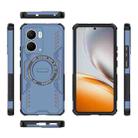 For Realme Neo7x 5G Butterfly Armor MagSafe Magnetic Ring Shockproof Phone Case(Blue) - 3