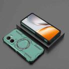 For Realme Neo7x 5G Butterfly Armor MagSafe Magnetic Ring Shockproof Phone Case(Light Green) - 2