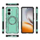 For Realme Neo7x 5G Butterfly Armor MagSafe Magnetic Ring Shockproof Phone Case(Light Green) - 3