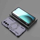For Realme V60 Pro 5G Butterfly Armor MagSafe Magnetic Ring Shockproof Phone Case(Purple) - 2