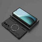 For Realme V60 Pro 5G Butterfly Armor MagSafe Magnetic Ring Shockproof Phone Case(Black) - 2