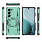 For Realme V60 Pro 5G Butterfly Armor MagSafe Magnetic Ring Shockproof Phone Case(Light Green) - 3