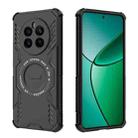 For Realme 12+ 5G Global / P1 5G Global Butterfly Armor MagSafe Magnetic Ring Shockproof Phone Case(Blue) - 3