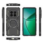 For Realme 12+ 5G Global / P1 5G Global Butterfly Armor MagSafe Magnetic Ring Shockproof Phone Case(Black) - 2