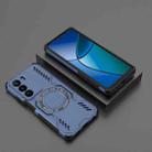 For Realme C73 5G Global Butterfly Armor MagSafe Magnetic Ring Shockproof Phone Case(Blue) - 2