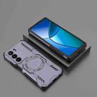 For Realme C73 5G Global Butterfly Armor MagSafe Magnetic Ring Shockproof Phone Case(Purple) - 2