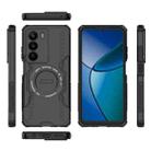 For Realme C73 5G Global Butterfly Armor MagSafe Magnetic Ring Shockproof Phone Case(Black) - 3