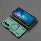 For Realme C73 5G Global Butterfly Armor MagSafe Magnetic Ring Shockproof Phone Case(Light Green) - 2
