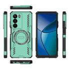 For Realme C73 5G Global Butterfly Armor MagSafe Magnetic Ring Shockproof Phone Case(Light Green) - 3