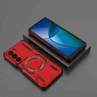 For Realme C73 5G Global Butterfly Armor MagSafe Magnetic Ring Shockproof Phone Case(Red) - 2