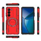 For Realme C73 5G Global Butterfly Armor MagSafe Magnetic Ring Shockproof Phone Case(Red) - 3