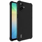 For Samsung Galaxy A07 4G imak Shockproof Airbag TPU Phone Case(Matte Black) - 1
